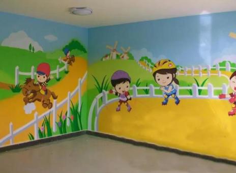 连云港幼儿园墙体彩绘制作流程及注意事项