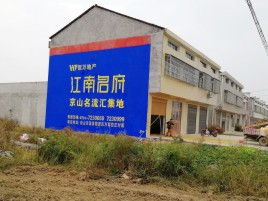 连云港农村墙体广告在不同形式上面展现的不同特色